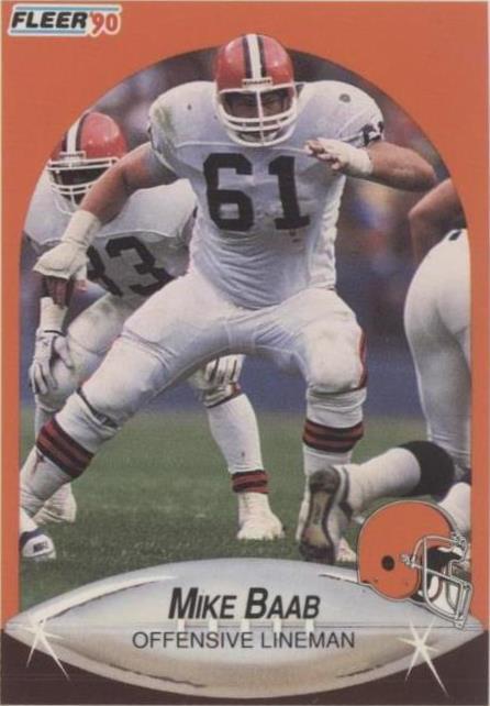 1990 Fleer Update Mike Baab #U-30