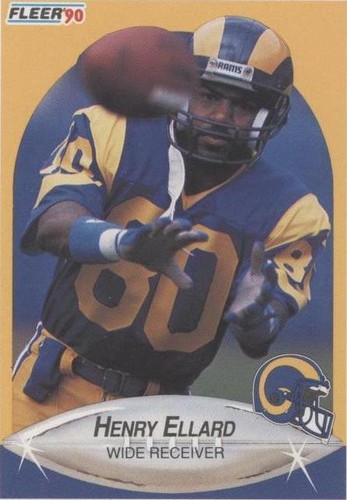1990 Fleer Henry Ellard #35