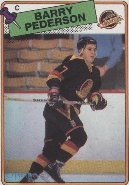 1988-89 O-Pee-Chee - Barry Pederson #32