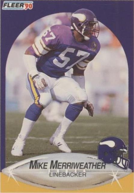 1990 Fleer Update Mike Merriweather #U-94