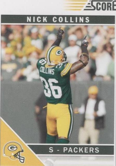 2011 Score Nick Collins #110