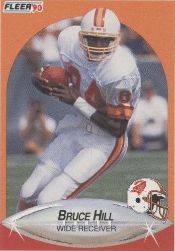 1990 Fleer Bruce Hill #348