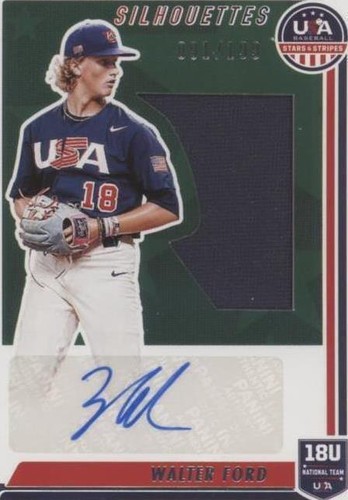 2022 Panini USA Baseball Stars & Stripes - Walter Ford #SIL-WF