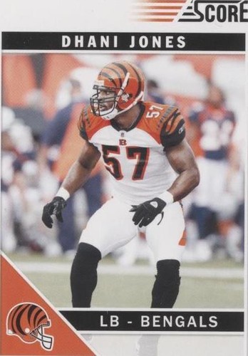 2011 Score Dhani Jones #61