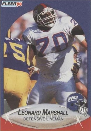 1990 Fleer Leonard Marshall #72