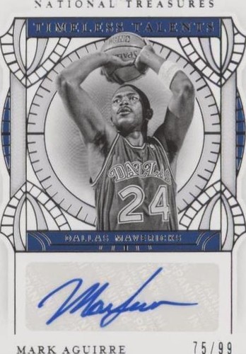 2020-21 Panini National Treasures - Mark Aguirre #TT-MAG