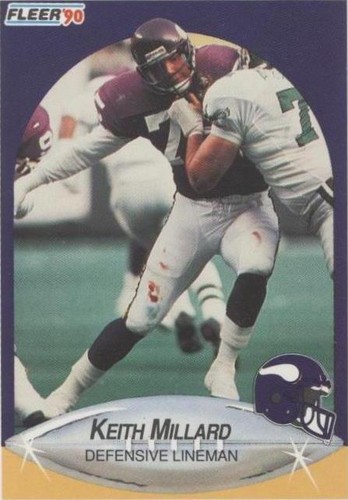 1990 Fleer Keith Millard #105