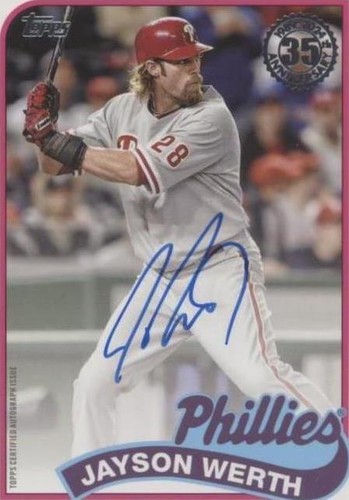 2024 Topps Update Series - Jayson Werth #89BA2-JWE
