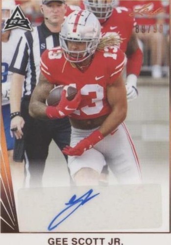 2021 Leaf Memories Gee Scott Jr. #BA-GSJ