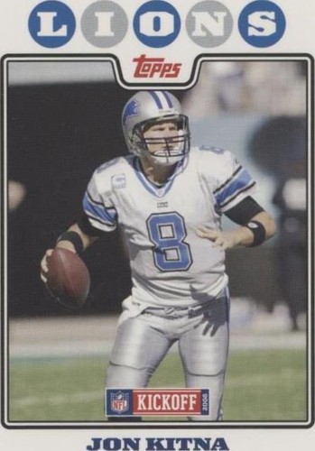 2008 Topps Kickoff Jon Kitna #68