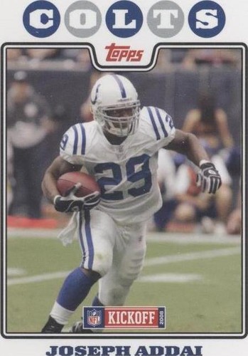 2008 Topps Kickoff Joseph Addai #61