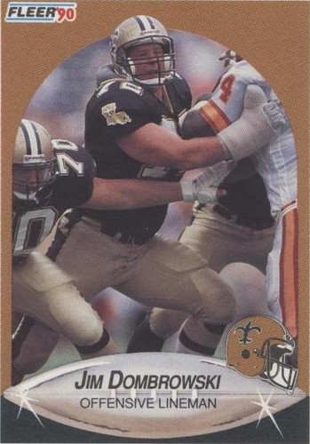 1990 Fleer Jim Dombrowski #185