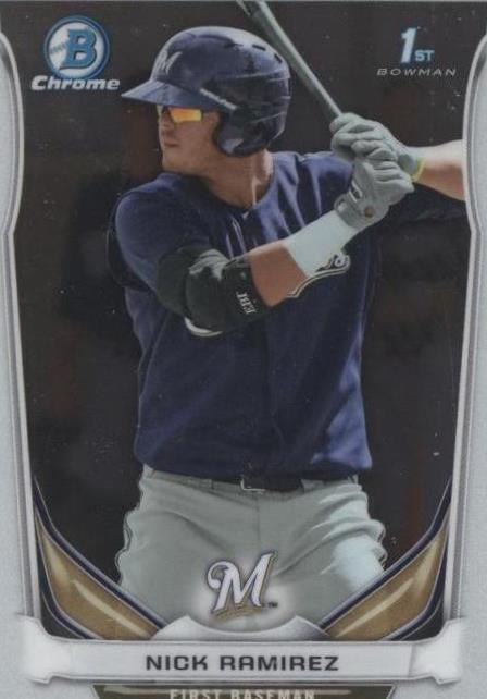 2014 Bowman Chrome - Nick Ramirez #BCP35