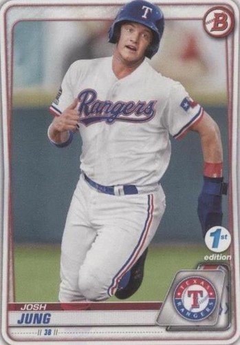 Josh Jung - 2020 Bowman Chrome #BD-197 Refractor - Rangers