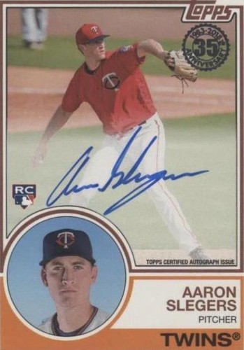 2018 Topps - Aaron Slegers #83A-ASL