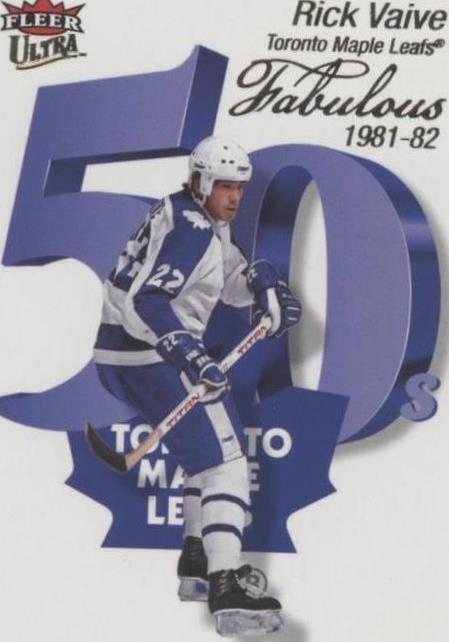 2021-22 Upper Deck Fleer Ultra - Rick Vaive #FF-36