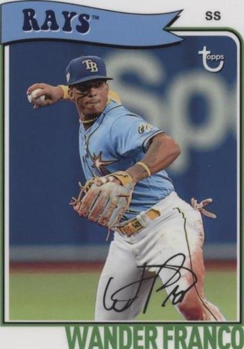 特価！topps スーパースター wander Francoルーキーサインカード 2023