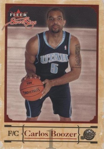 2004-05 Fleer Sweet Sigs - Carlos Boozer #61