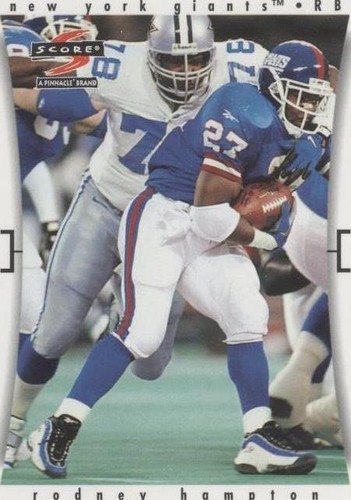 1997 Score Rodney Hampton #186
