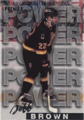 1994-95 O-Pee-Chee Premier - Jeff Brown #487
