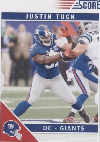 2011 Score Justin Tuck #192