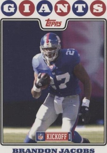 2008 Topps Kickoff Brandon Jacobs #21