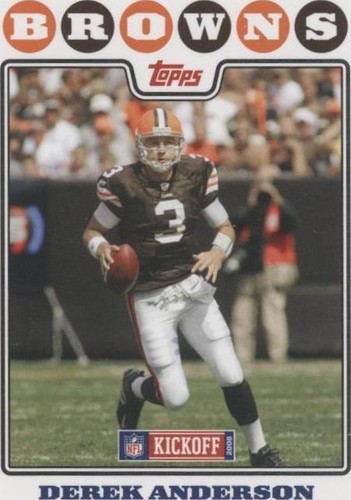 2008 Topps Kickoff Derek Anderson #123