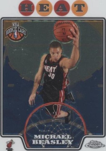 2008-09 Topps Chrome - Michael Beasley #182