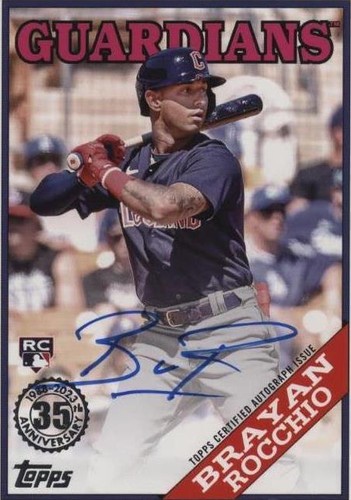 2023 Topps Update Series - Brayan Rocchio #88BA-BR