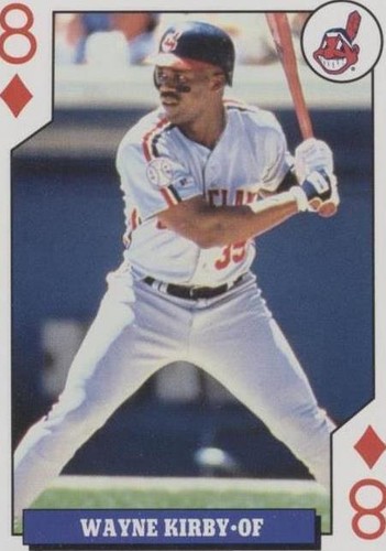 1993 Bicycle Baseball Rookies Playing Cards - Wayne Kirby #8D