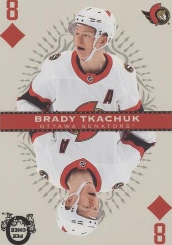2021-22 O-Pee-Chee - Brady Tkachuk #8-DIAMONDS