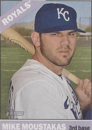 2015 Topps Heritage - Mike Moustakas #383