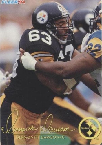 1994 Fleer Shell FACT (Football & Academics: A Championship Team) Dermontti Dawson #54