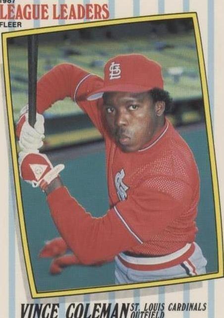 Fleer Major League Leaders 1987 - Vince Coleman #11