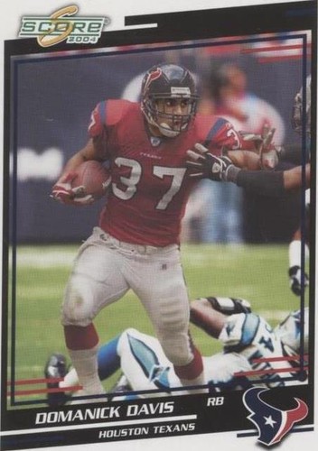 2004 Score Domanick Davis #122