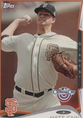2014 Topps Opening Day - Matt Cain #91
