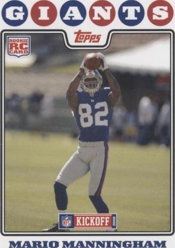 2008 Topps Kickoff Mario Manningham #195
