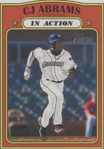 2021 Topps Heritage Minor League Edition - C.J. Abrams #184