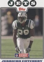 2008 Topps Kickoff Jerricho Cotchery #25