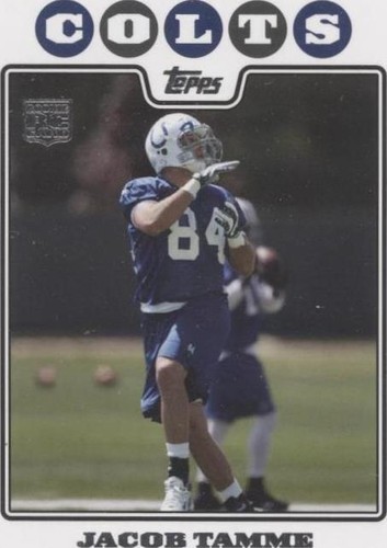 2008 Topps Jacob Tamme #385