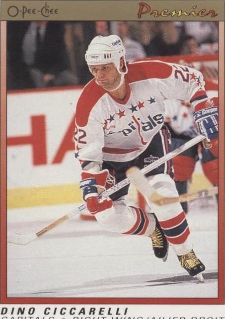 1990-91 O-Pee-Chee Premier - Dino Ciccarelli #14