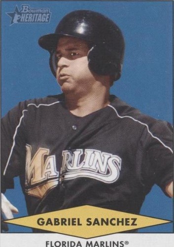 2007 Bowman Heritage - Gaby Sanchez #BHP90