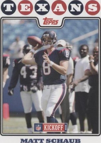 2008 Topps Kickoff Matt Schaub #70