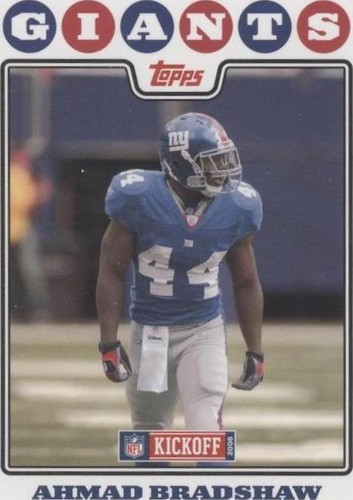 2008 Topps Kickoff Ahmad Bradshaw #102