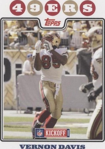 2008 Topps Kickoff Vernon Davis #35