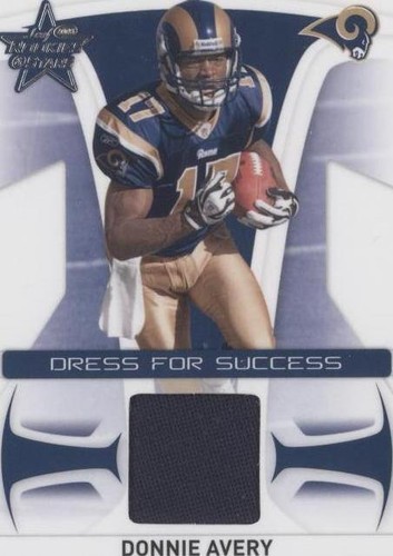 2008 Leaf Rookies & Stars Donnie Avery #DS-27