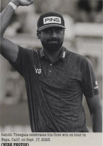 2024 Upper Deck Portfolio - Sahith Theegala #135