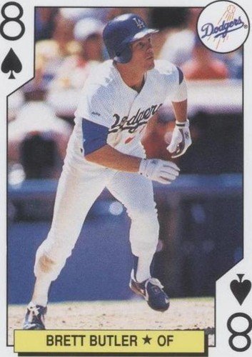 1991 U.S. Playing Cards Major League All-Stars - Brett Butler #8S