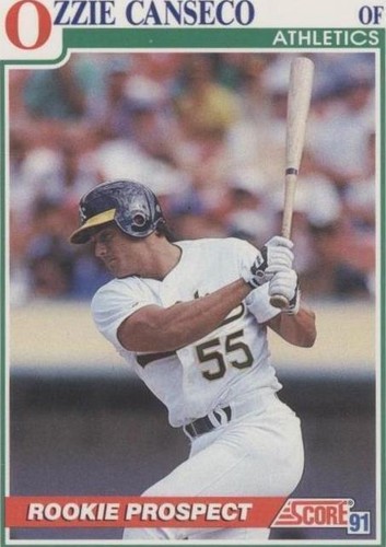 1991 Score - Ozzie Canseco #346