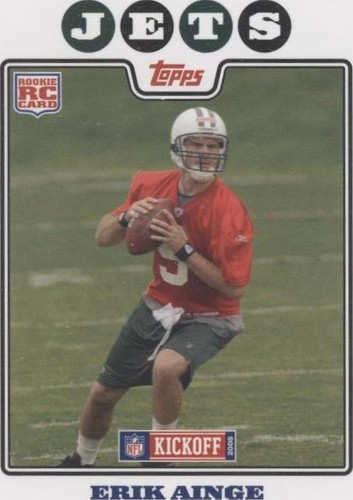 2008 Topps Kickoff Erik Ainge #174